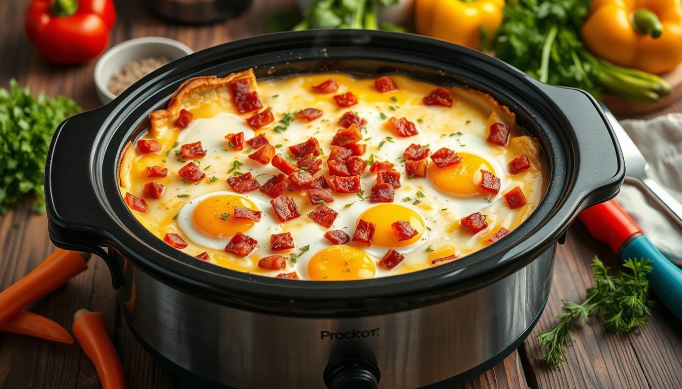 crockpot breakfast casserole