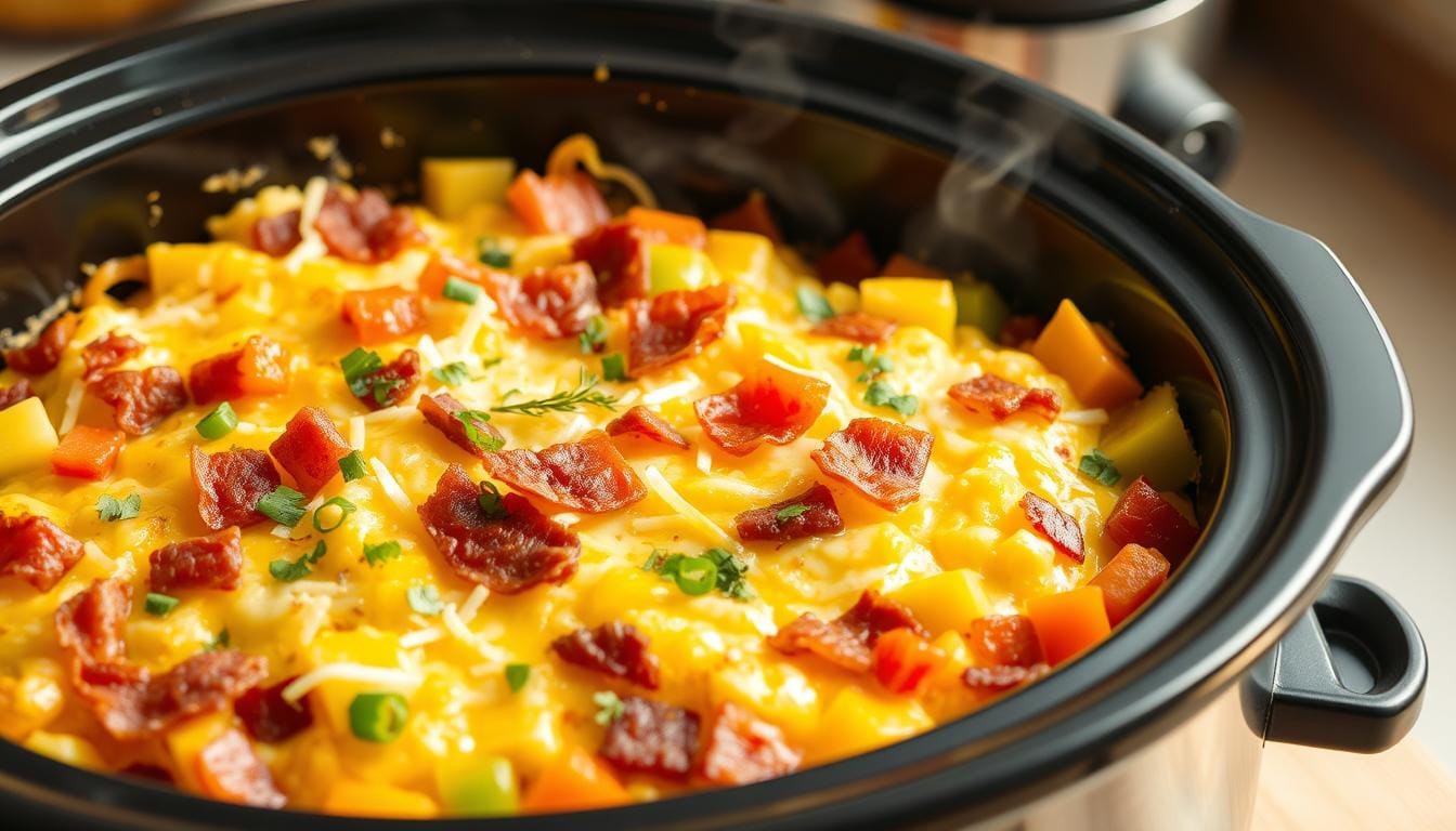 slow cooker breakfast casserole